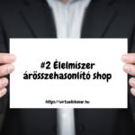 #2 ötlet - Élelmiszer ár összehasonlító felület